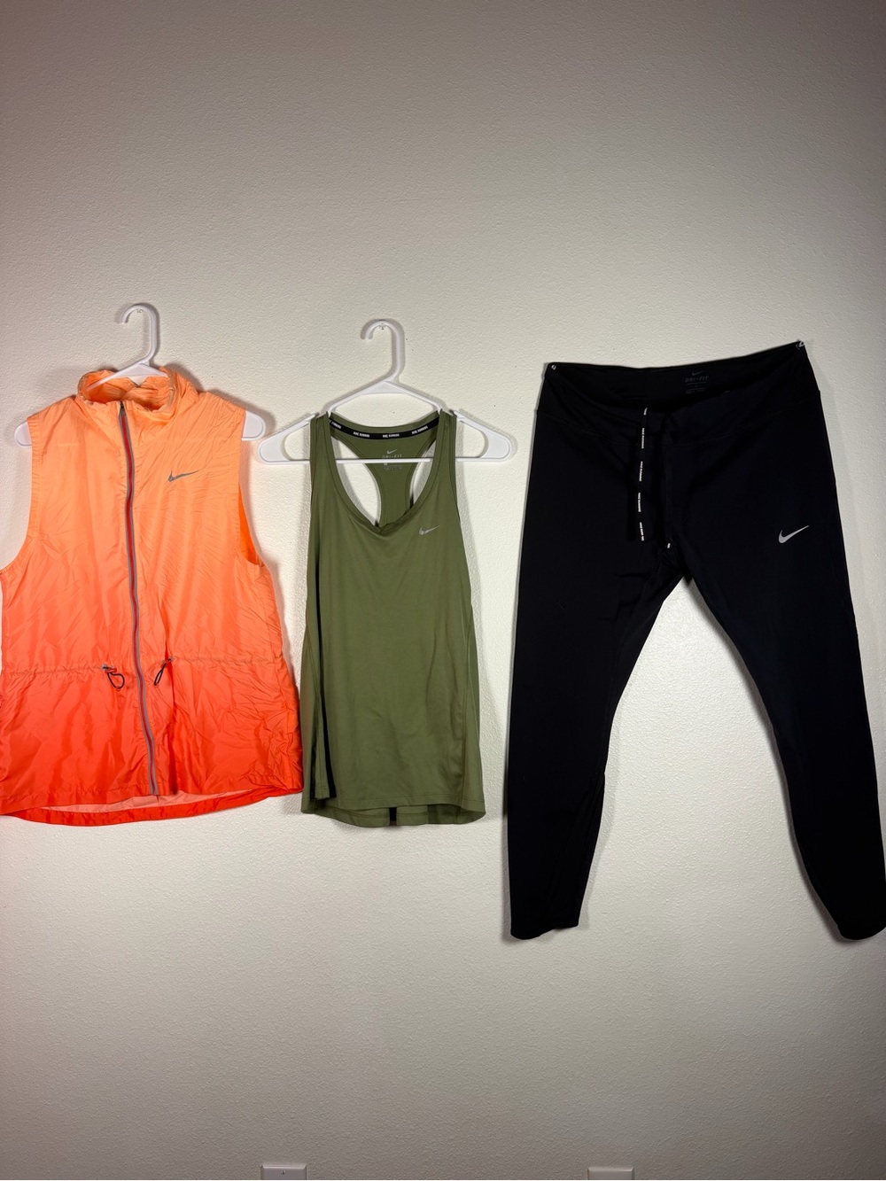 Nike Black Women's Training Leggings with Reflective Logo